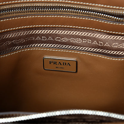 Prada Soft Calfskin Tote Cannella 5 of 14