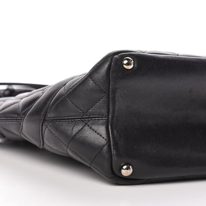 Chanel Calfskin Quilted Medium Cambon Tote Black 12 of 14
