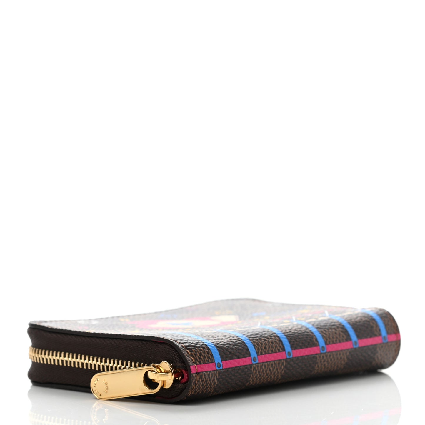 Damier Ebene 2020 Christmas Animation Roller Coaster Zippy Coin Purse Pivoine