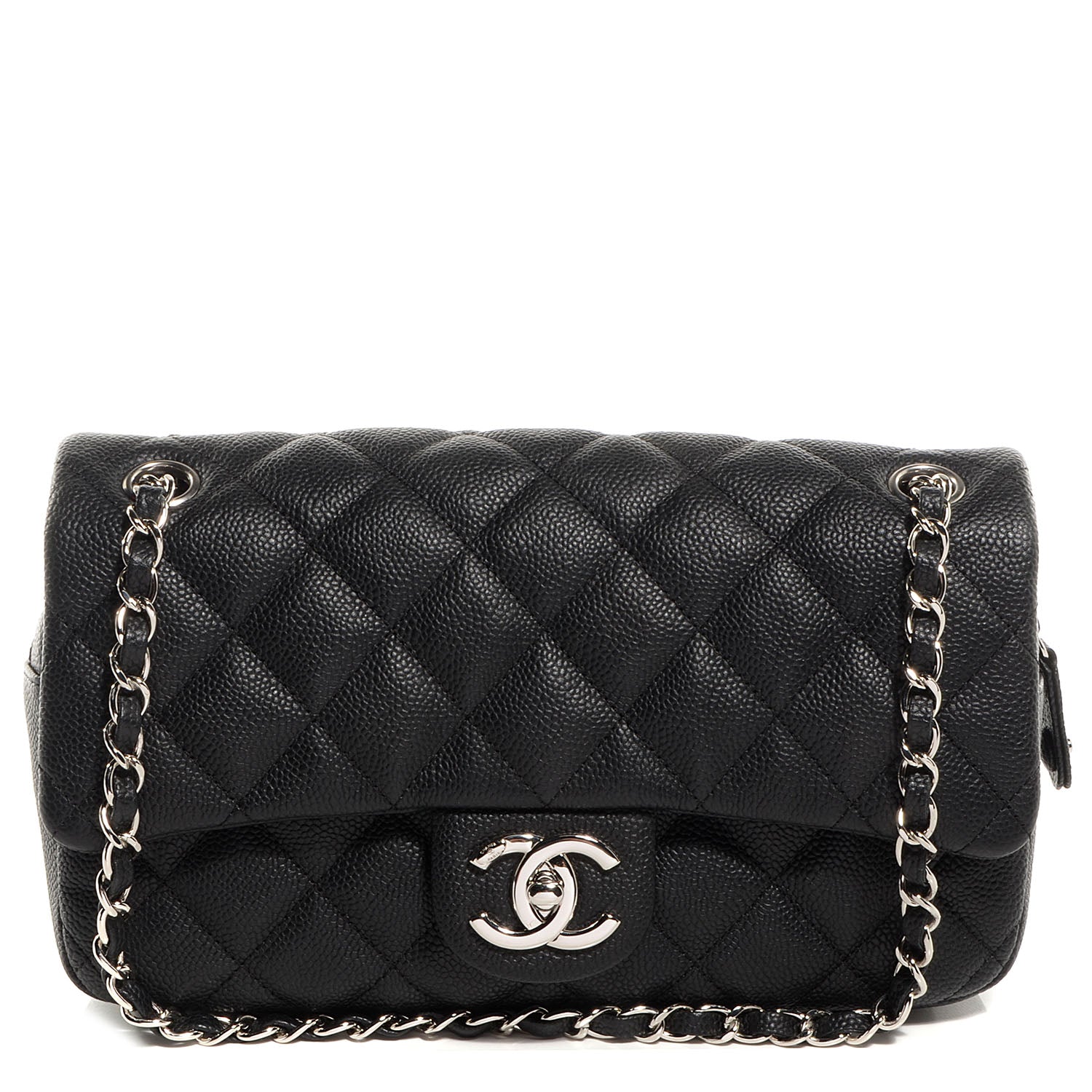 Chanel Caviar Quilted Medium Easy Flap Black 1 of 9