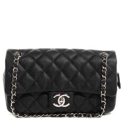 Chanel Caviar Quilted Medium Easy Flap Black 1 of 9