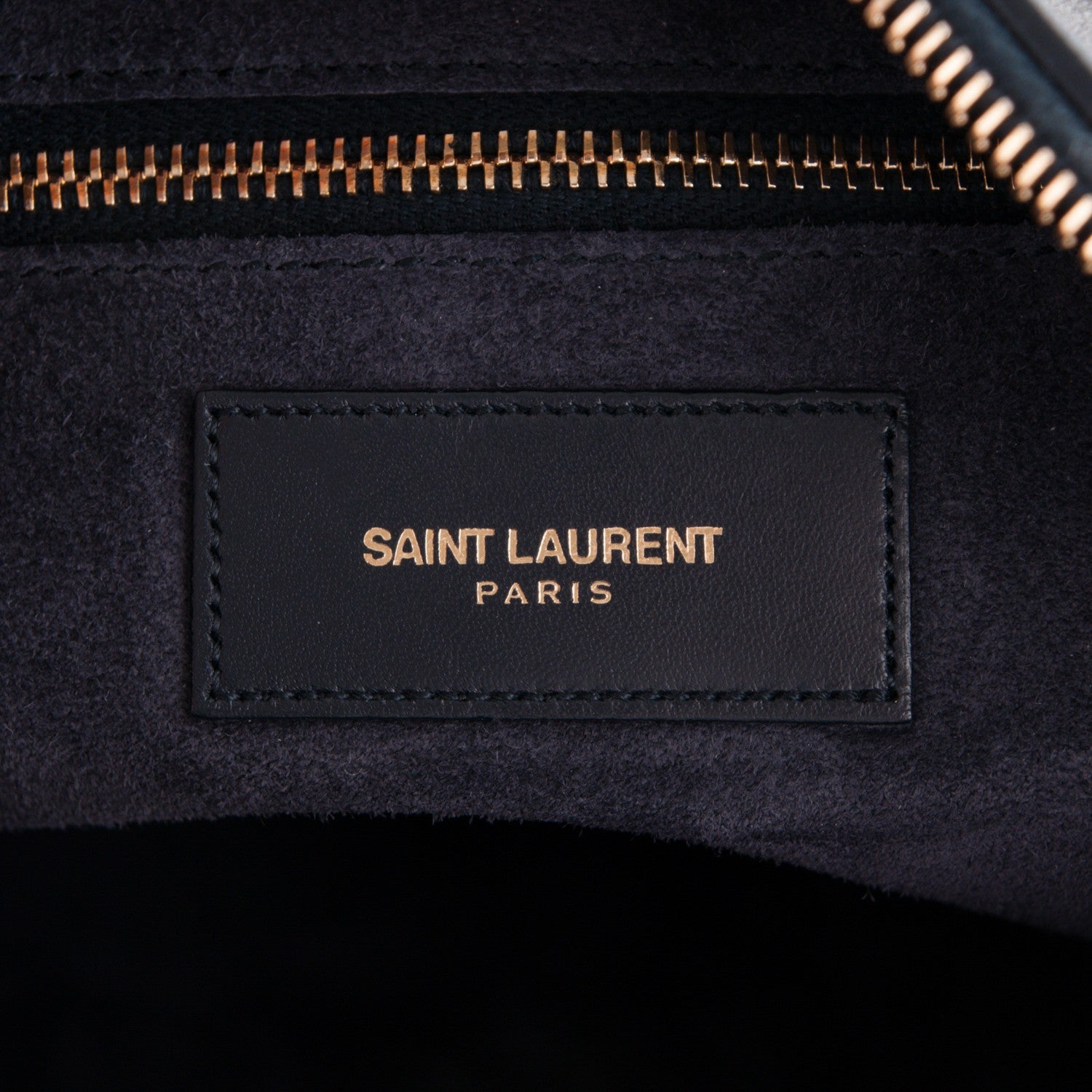 Saint Laurent Calfskin Classic Duffle 6 Marine 8 of 18
