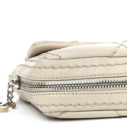 Chanel Calfskin Expandable Flap White 6 of 9