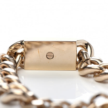 Chanel Crystal Chain CC Bracelet Gold 4 of 6