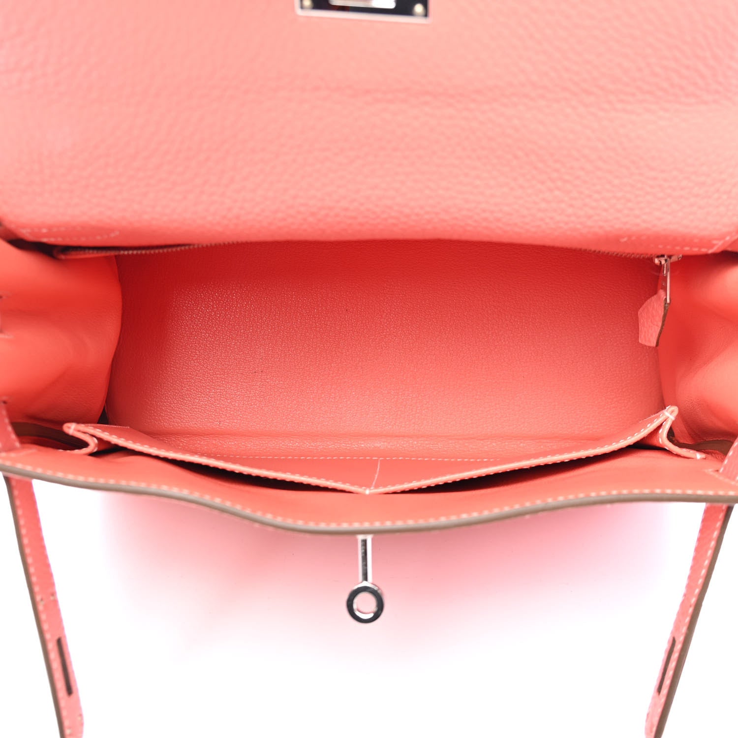 Hermes Taurillon Clemence Kelly Retourne 28 Crevette 6 of 15