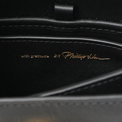 3.1 Phillip Lim Smooth Calfskin Mini Alix Top Handle Satchel Black 5 of 13