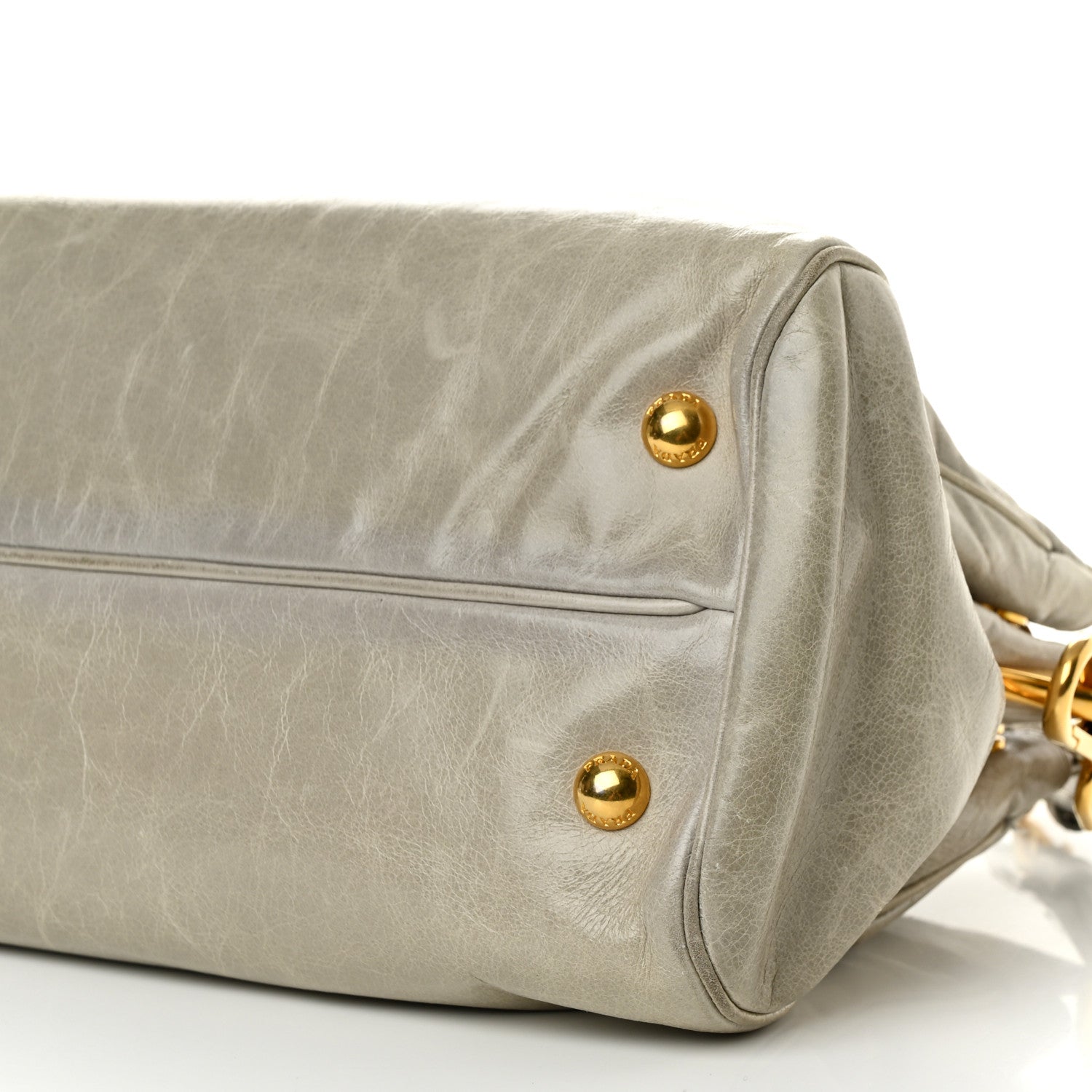 Prada Vitello Shine Shopping Satchel Nube 10 of 12