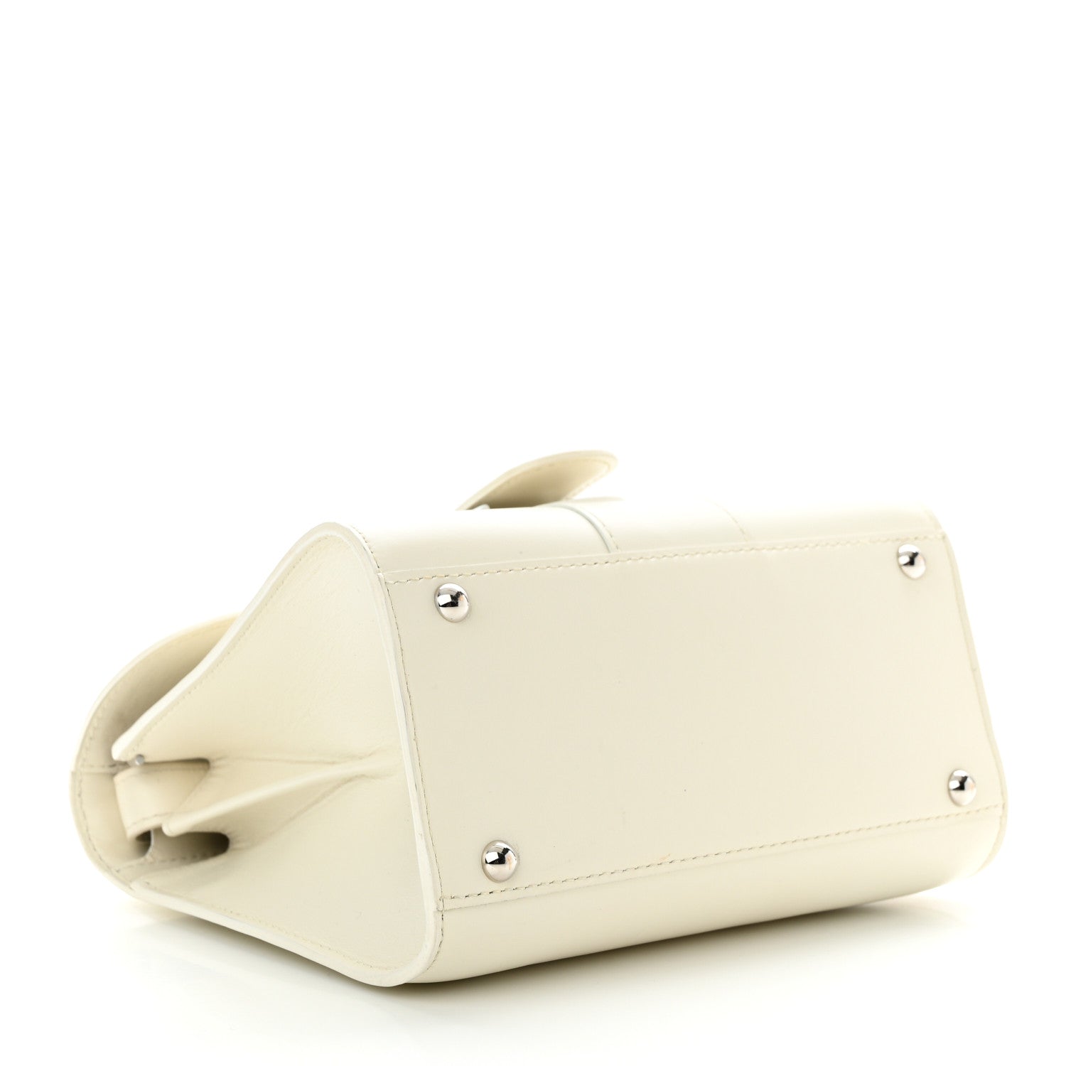 Delvaux Box Calfskin Mini Brillant Satchel Ivory 4 of 16
