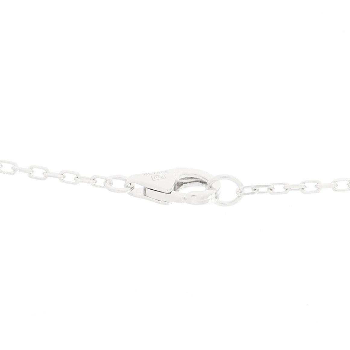 Cartier 18K White Gold Diamond Juste Un Clou Paved Pendant Necklace 4 of 6