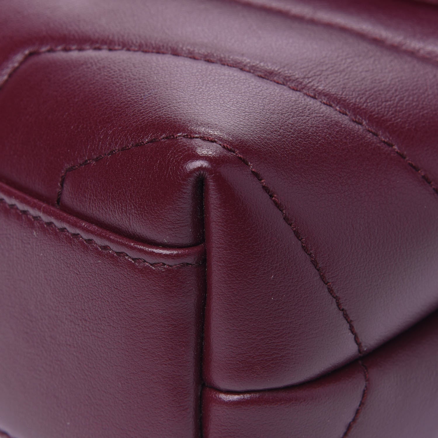 Saint Laurent Calfskin Y Quilted Monogram Toy Loulou Monogram Crossbody Bag Rouge Legion 9 of 15