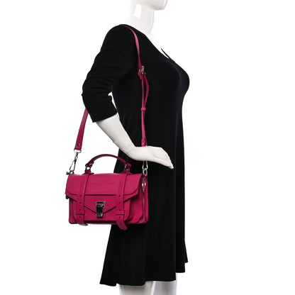 Proenza Schouler Lambskin Tiny PS1 Satchel Fleur de Lys 2 of 8