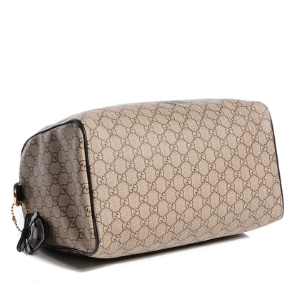 Gucci GG Plus Monogram Tattoo Heart Medium Joy Boston Dark Brown 4 of 7