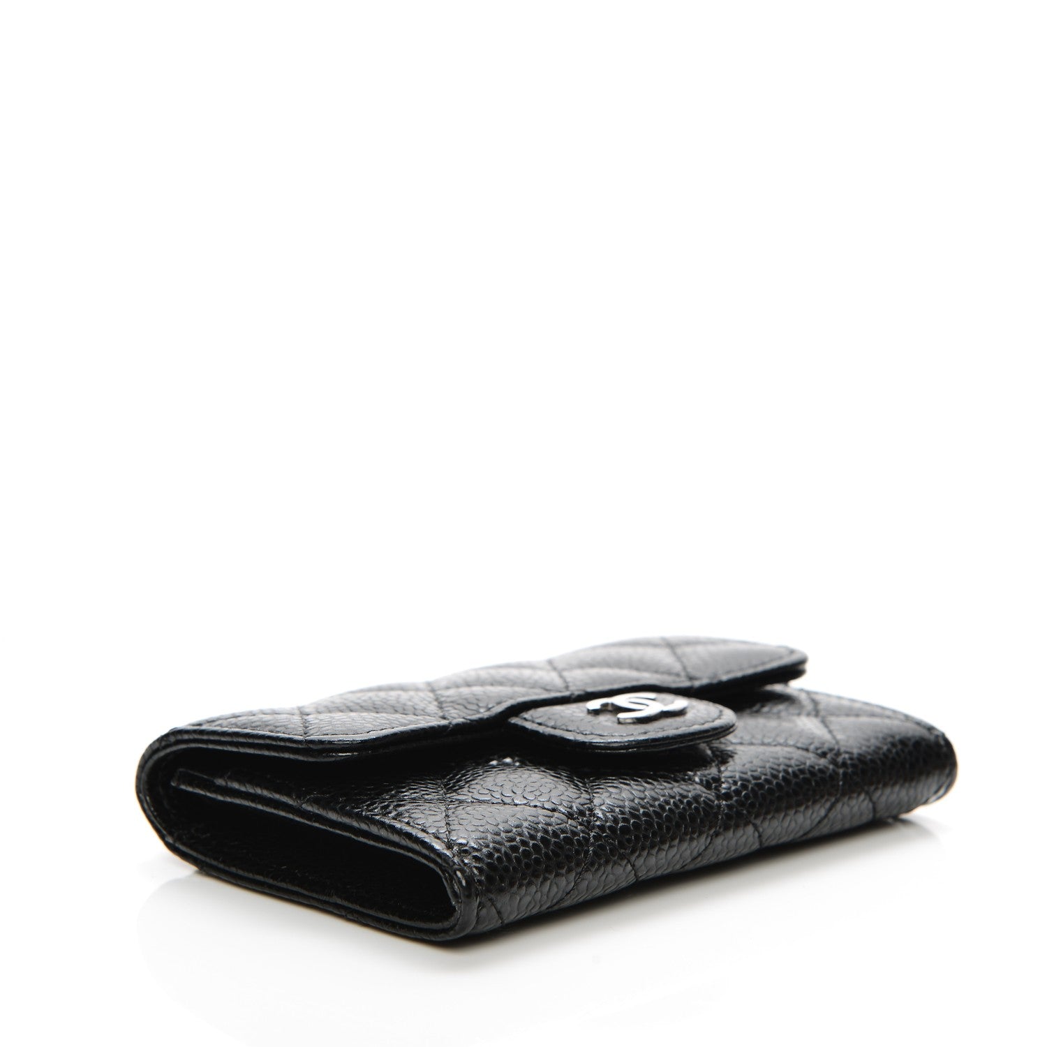 Chanel Caviar Quilted Flap Card Holder Black 4 of 7
