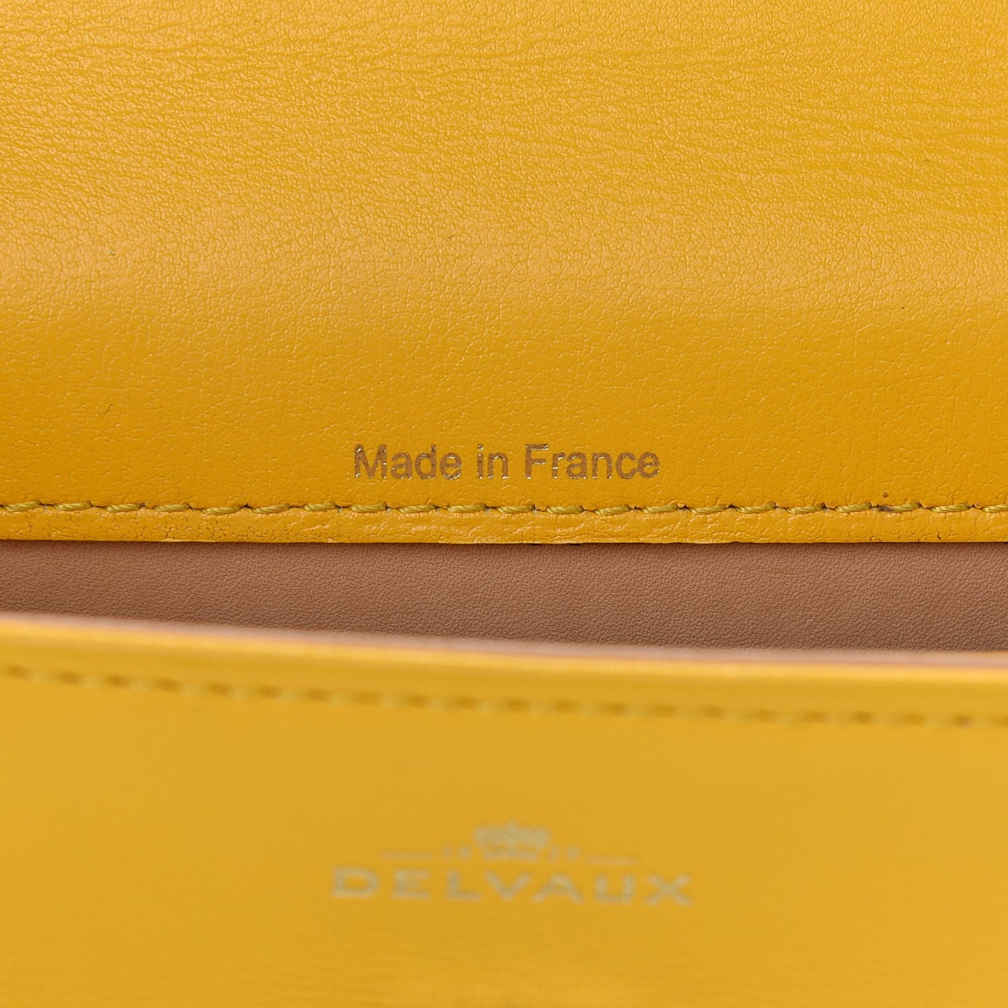 Smooth Calfskin Mini Tempete Satchel Yellow