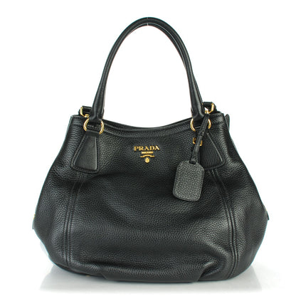 Prada Vitello Daino Tote Nero Black 1 of 8