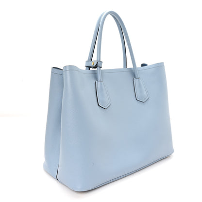 Prada Saffiano Cuir Large Double Bag Astrale 3 of 10