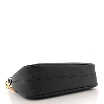 Prada Saffiano Lux Re-Edition 2005 Shoulder Bag Black 4 of 10