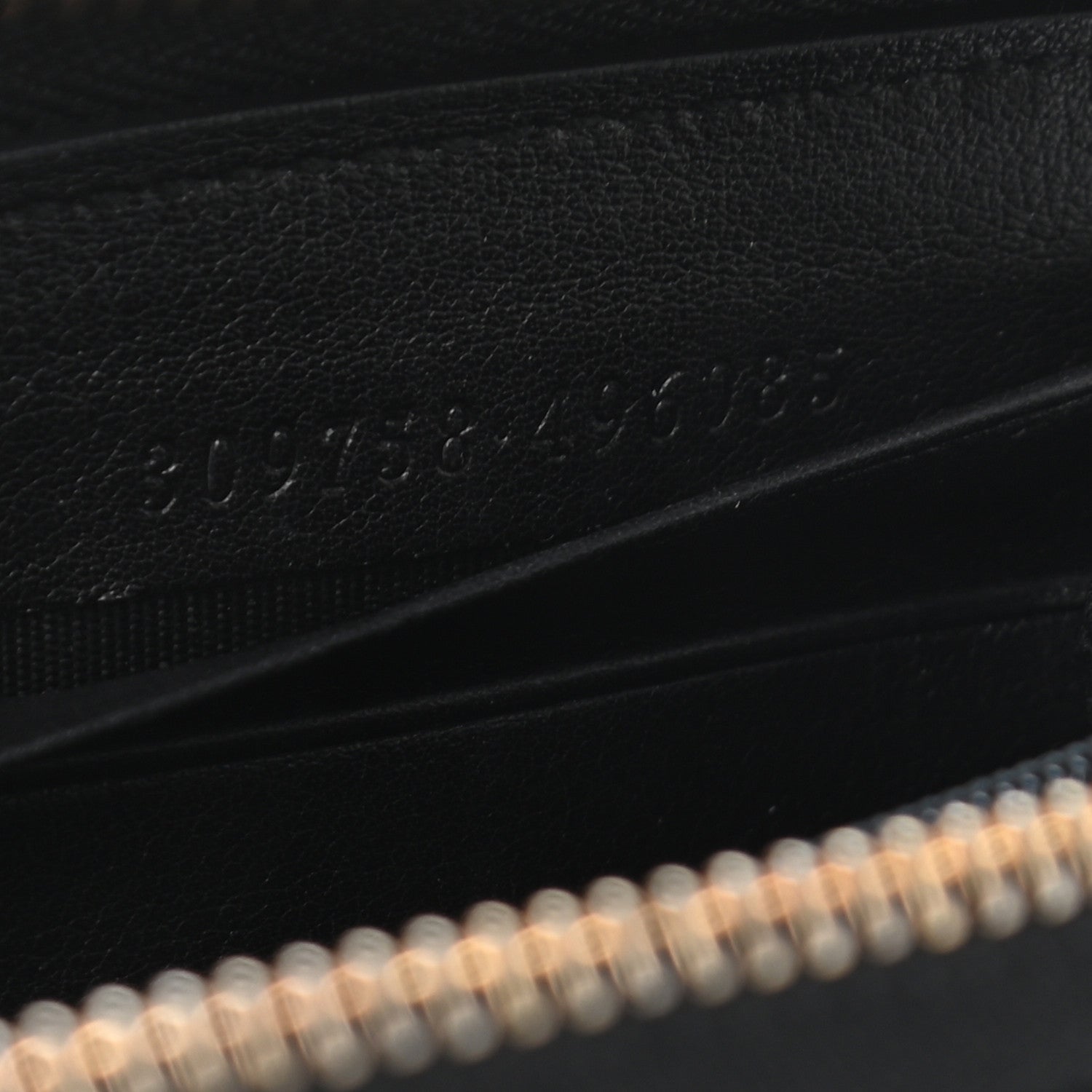 Gucci Patent Microguccissima Nice Zip Around Wallet Black 6 of 8