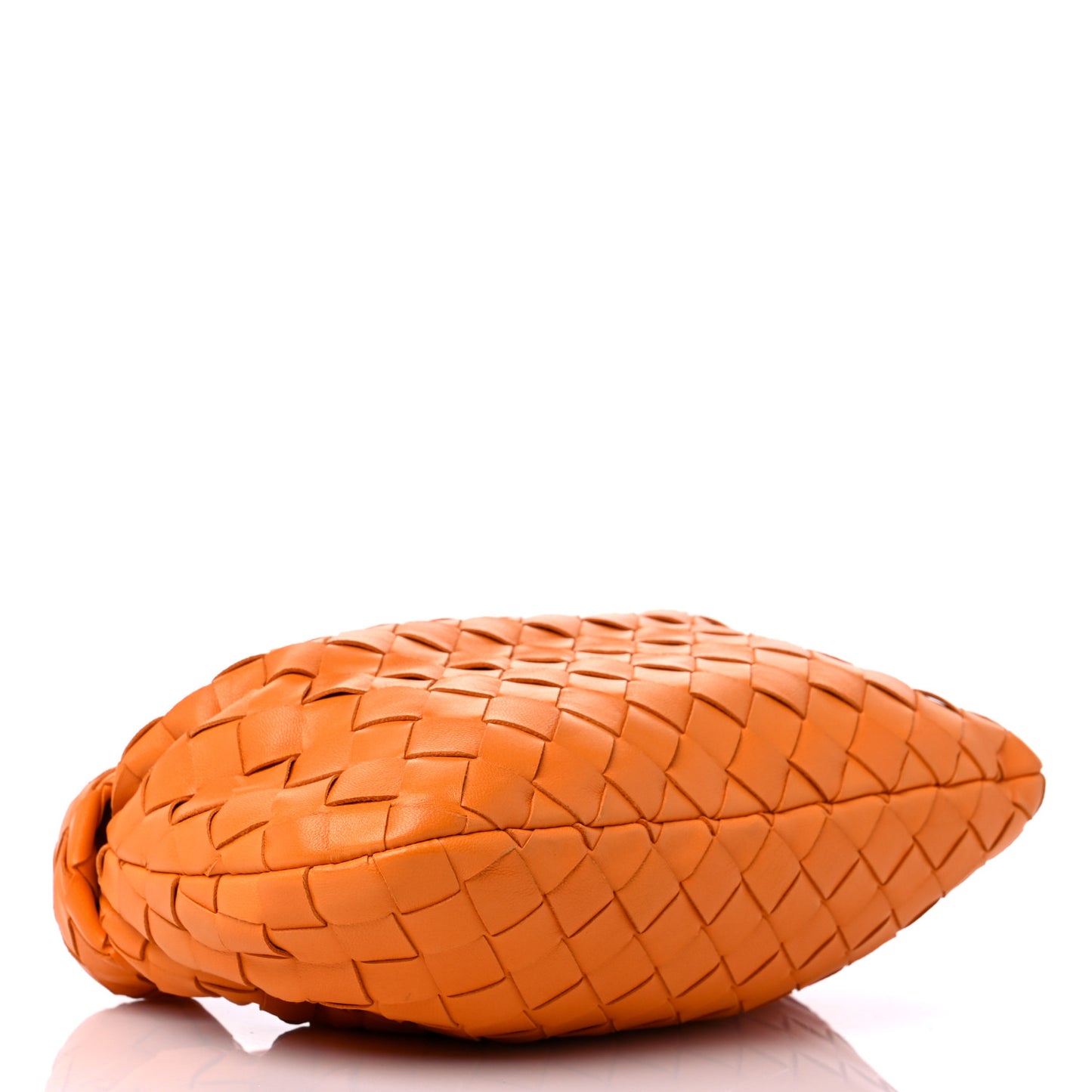 Nappa Intrecciato Mini Jodie Tangerine