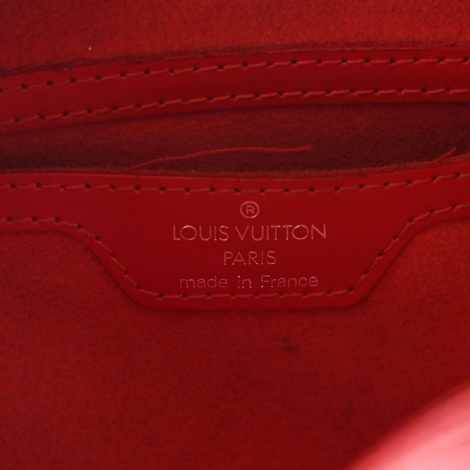 Louis Vuitton Epi Soufflot Castillan Red 5 of 17