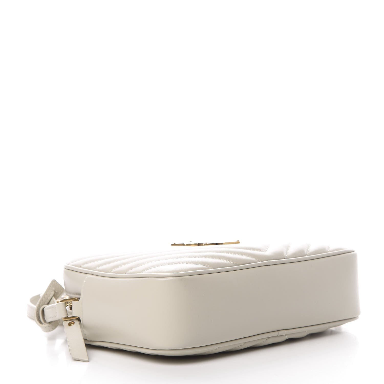 Saint Laurent Calfskin Matelasse Monogram Lou Camera Bag Crema Soft 4 of 10