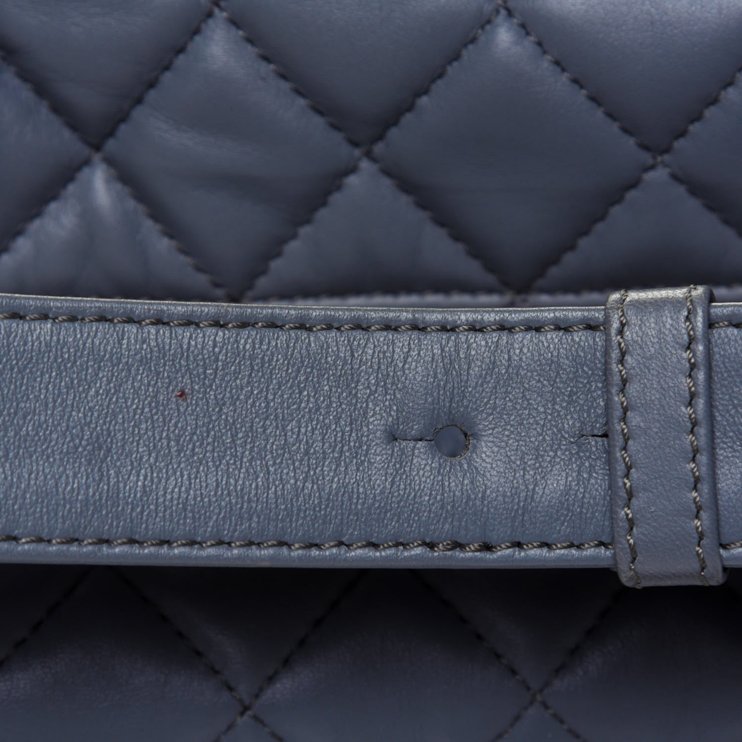 Chanel Lambskin Quilted Hobo Blue 26 of 32