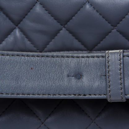 Chanel Lambskin Quilted Hobo Blue 26 of 32