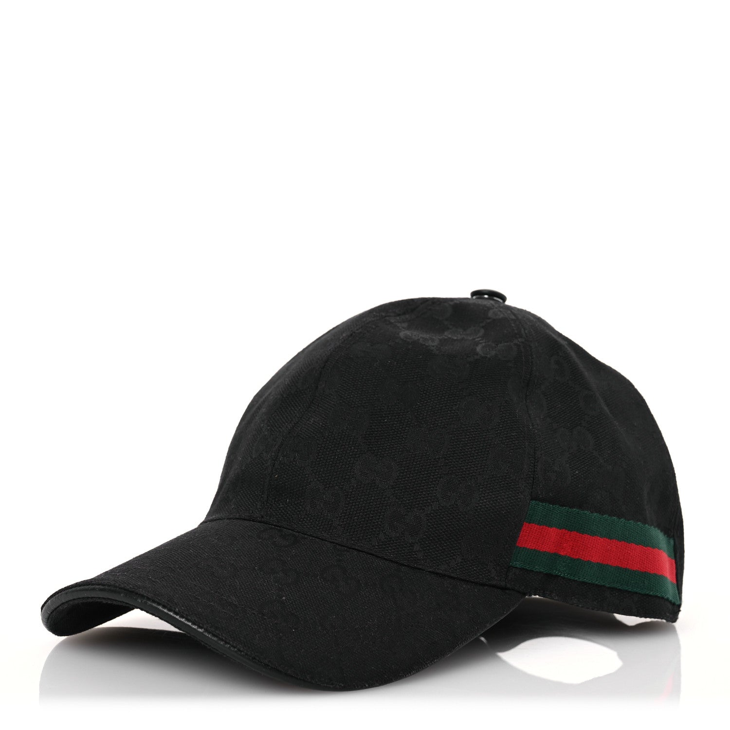 Gucci Monogram Web Baseball Hat M Black 1 of 12