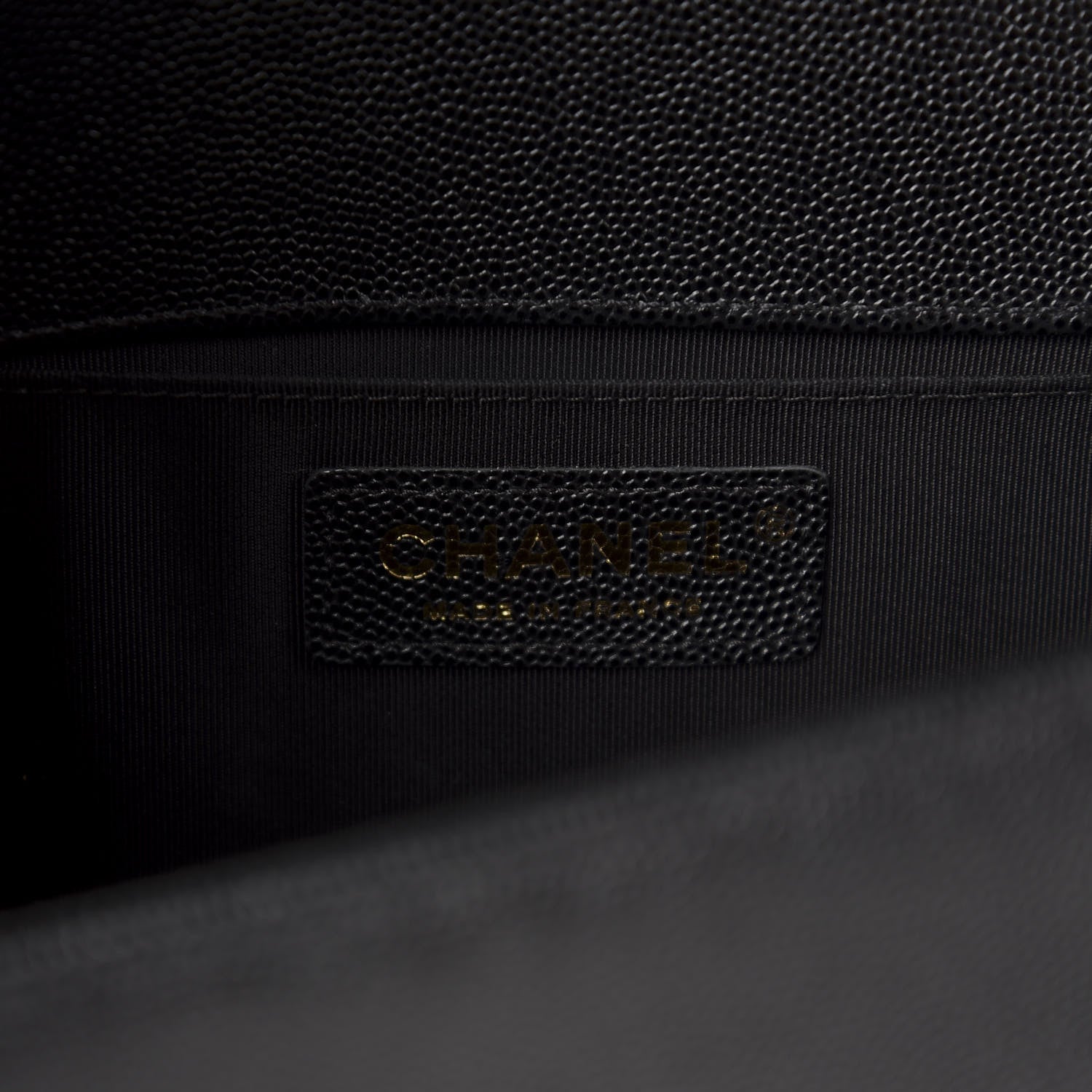 Chanel Caviar Quilted Medium Boy Flap Black 6 of 10