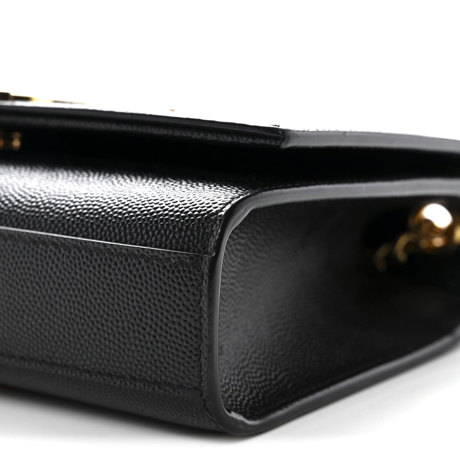 Saint Laurent Grain De Poudre Small Classic Monogram Kate Tassel Satchel Black 10 of 11