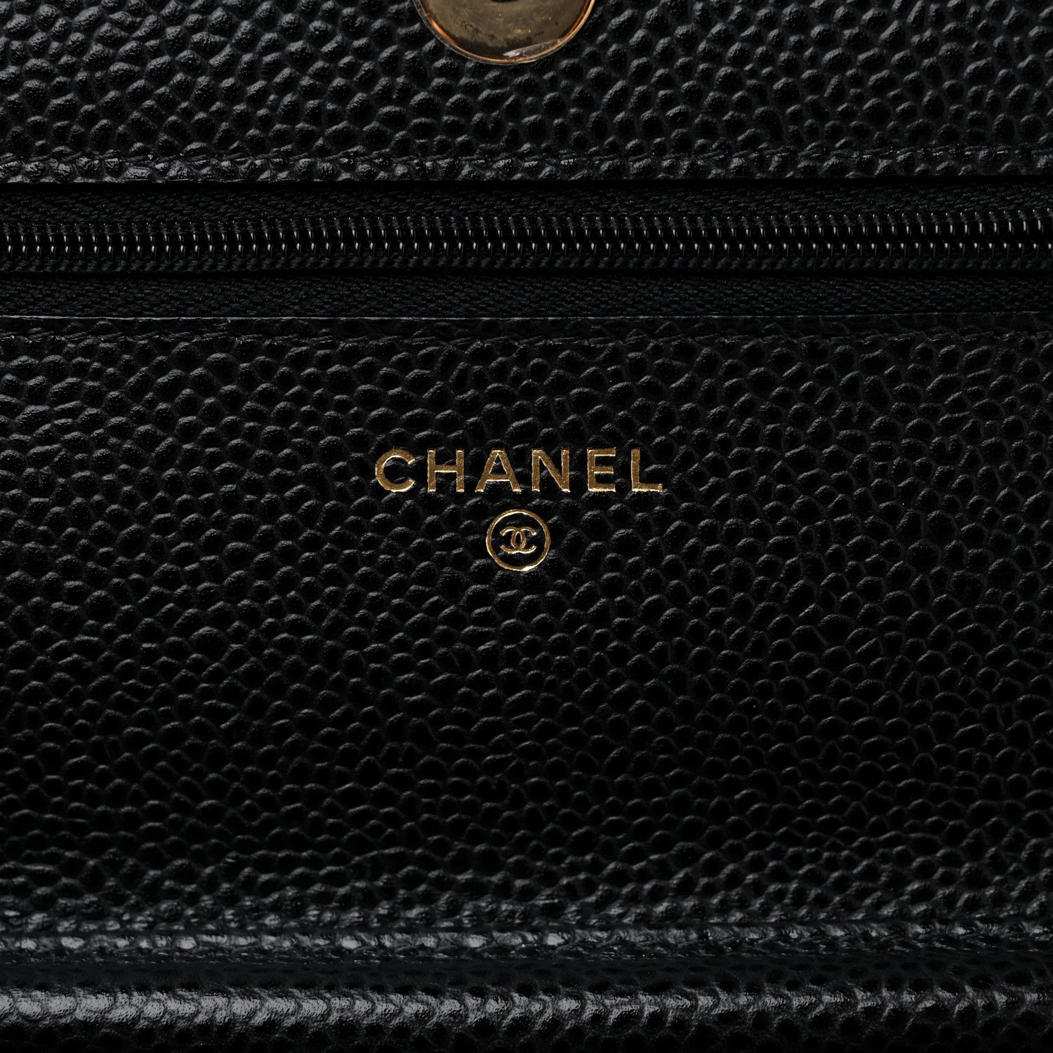 Chanel Caviar Quilted Wallet on Chain WOC Black 6 of 11