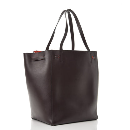 Celine Smooth Calfskin Medium Belt Cabas Phantom Dark Brown 3 of 13