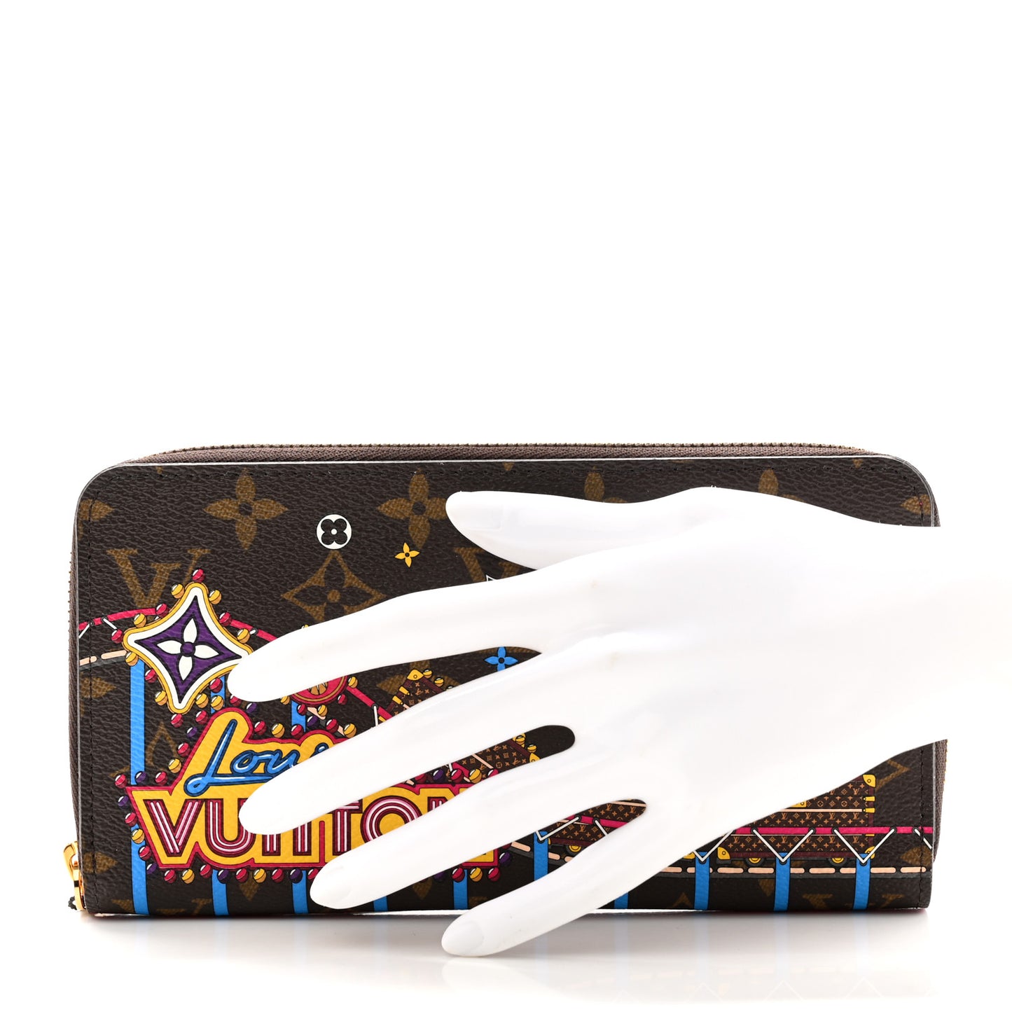Monogram 2020 Christmas Animation Zippy Wallet Pivoine