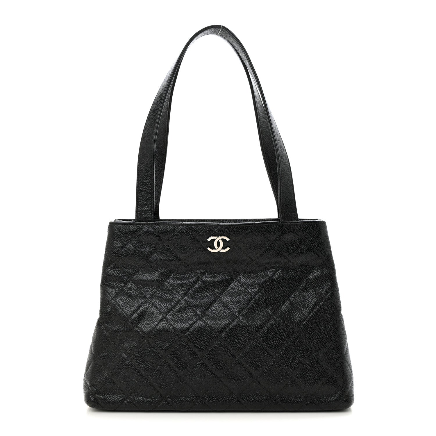 Chanel Caviar Quilted CC Shoulder Bag Black 1 of 15