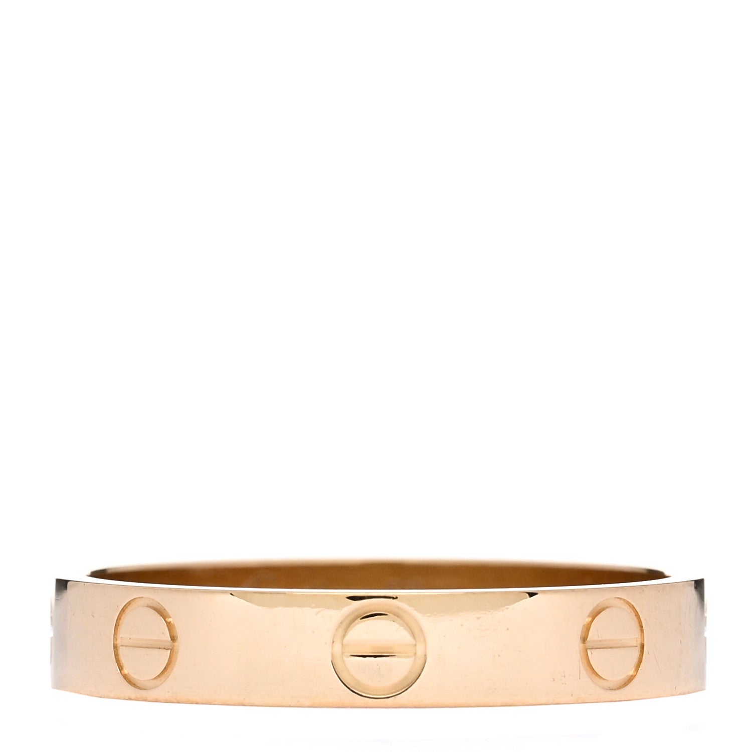 Cartier 18K Yellow Gold 3.5mm LOVE Wedding Band Ring 58 8.25 3 of 4