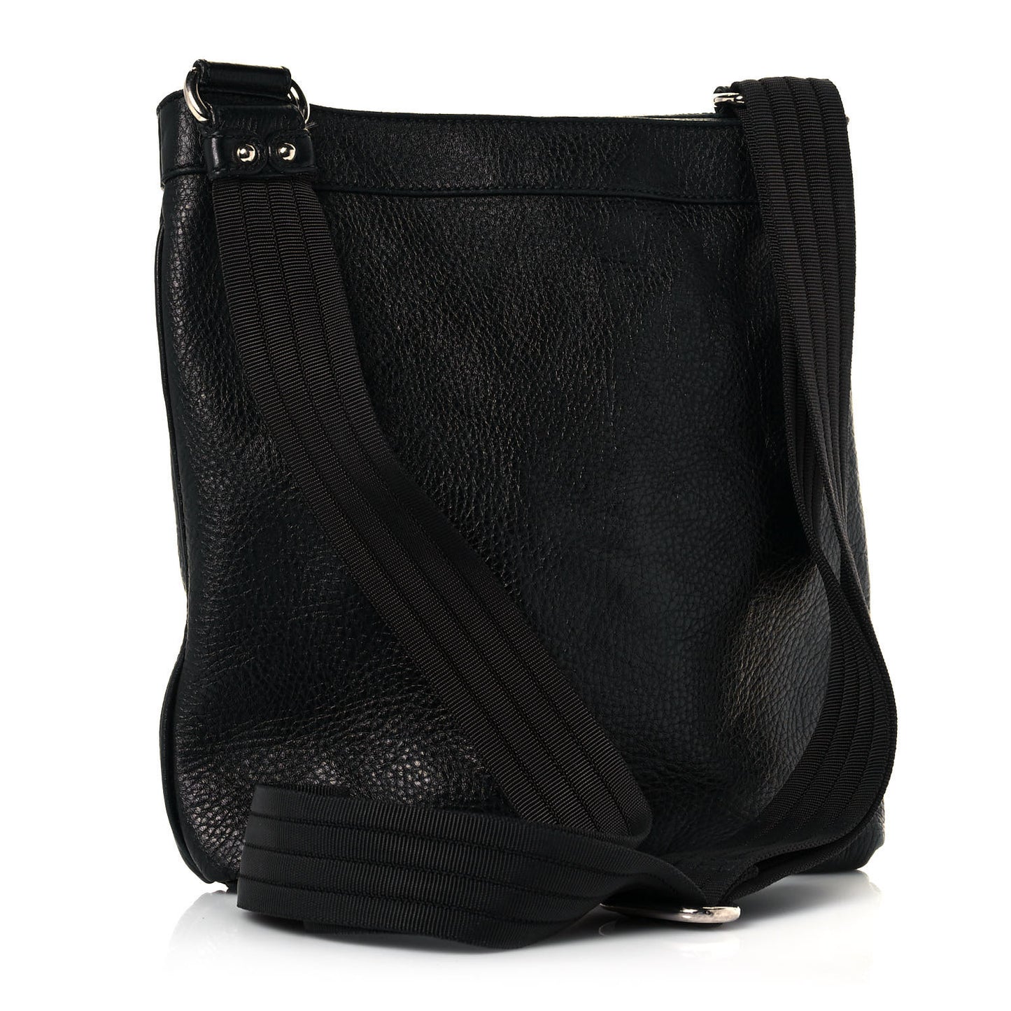 Calfskin Hobo Black
