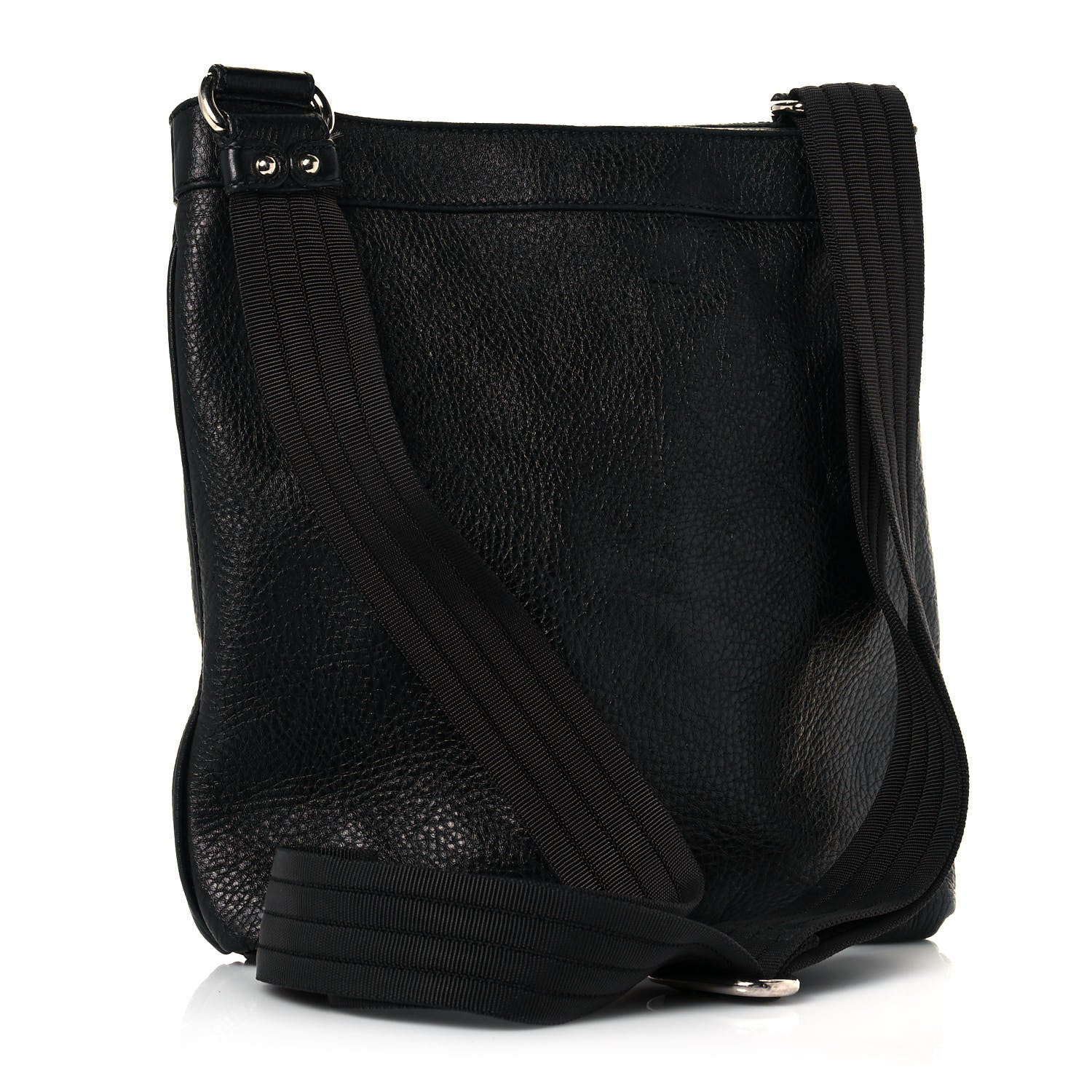 Salvatore Ferragamo Calfskin Hobo Black 2 of 12