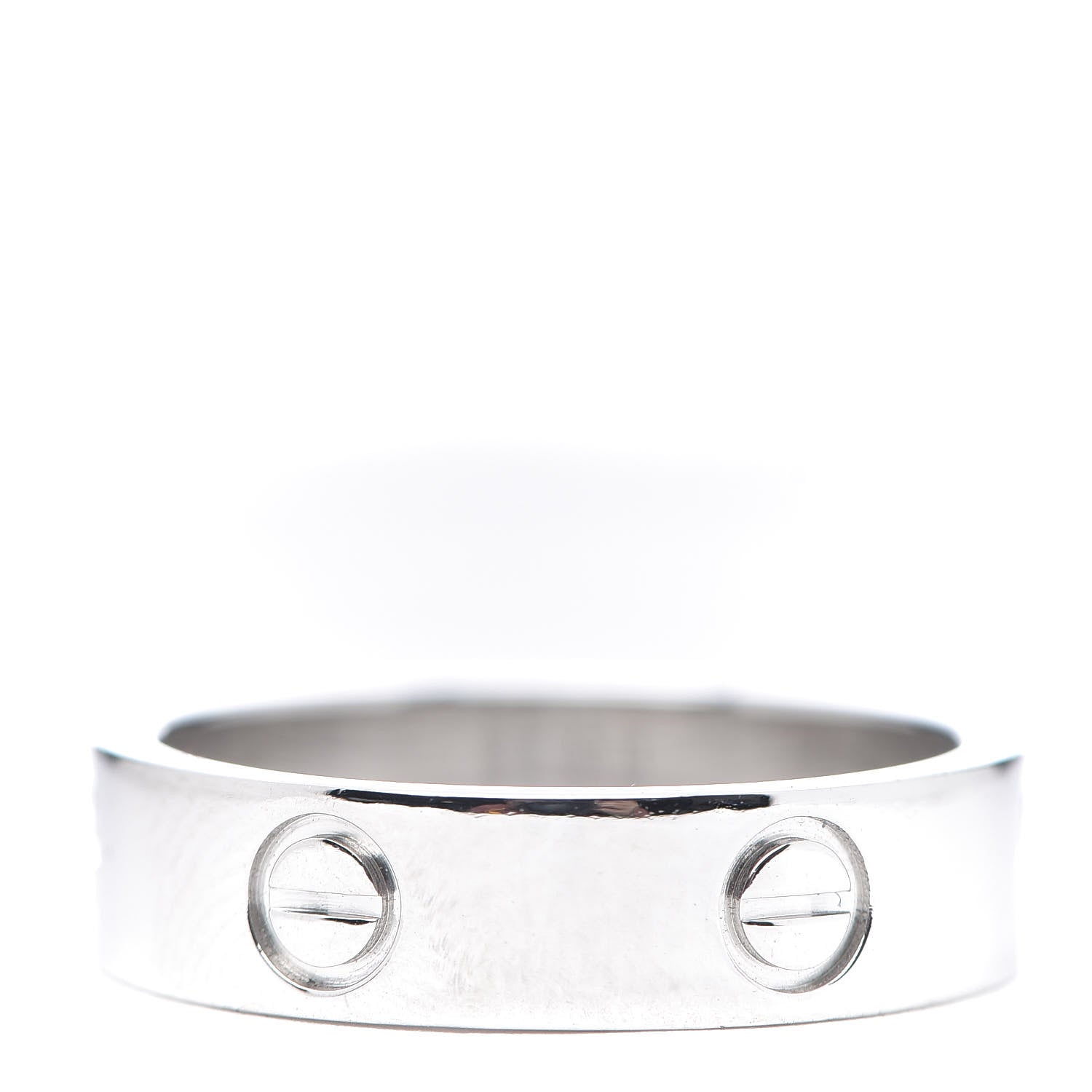Cartier Platinum 5.5mm LOVE Ring 59 8.75 3 of 5