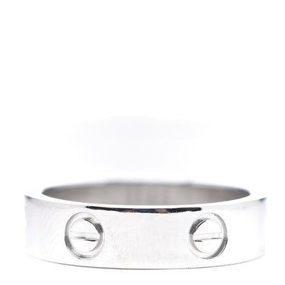 Cartier Platinum 5.5mm LOVE Ring 59 8.75 3 of 5