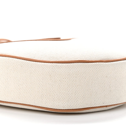 Saint Laurent Linen Calfskin Le Monogramme Coeur 9 of 12