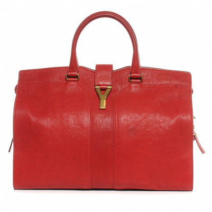 Saint Laurent Sheepskin Large Cabas ChYc Red 1 of 9