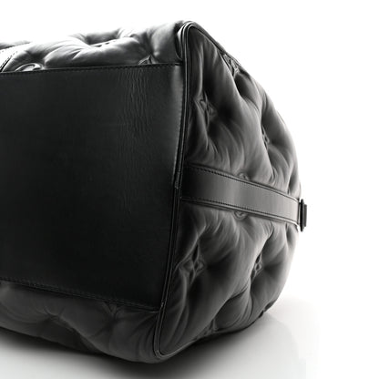 Louis Vuitton Lambskin Monogram Keepall Puffer XL Bandouliere 75 Black 8 of 11