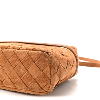 Bottega Veneta Suede Intrecciato Bang Bang Vanity Case Amber 9 of 9