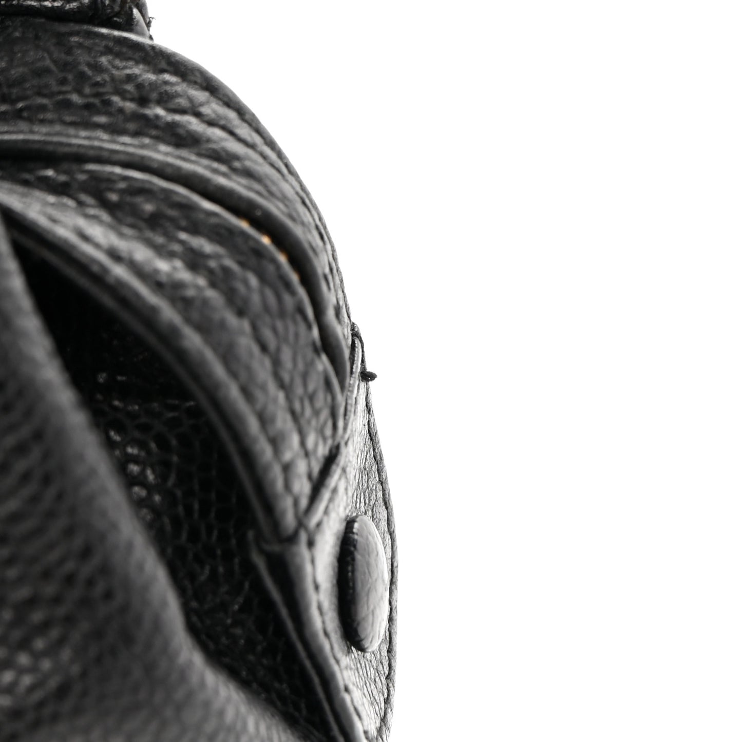 Caviar CC Shoulder Bag Black