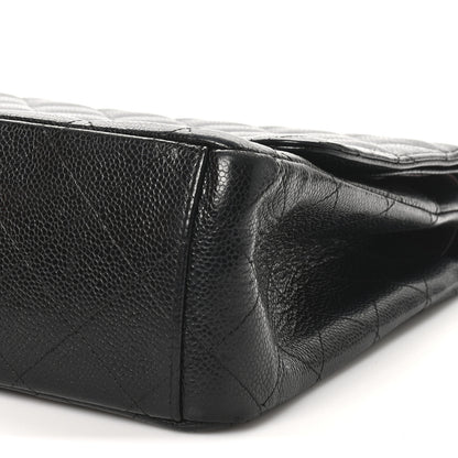 Chanel Caviar Quilted Maxi Double Flap Black 10 of 10