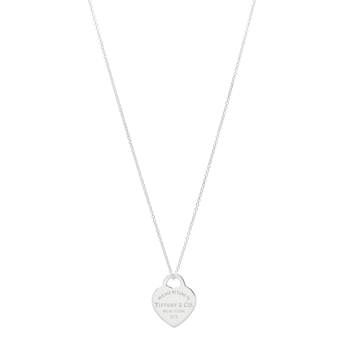 Sterling Silver Small Return to Tiffany Heart Pendant Necklace
