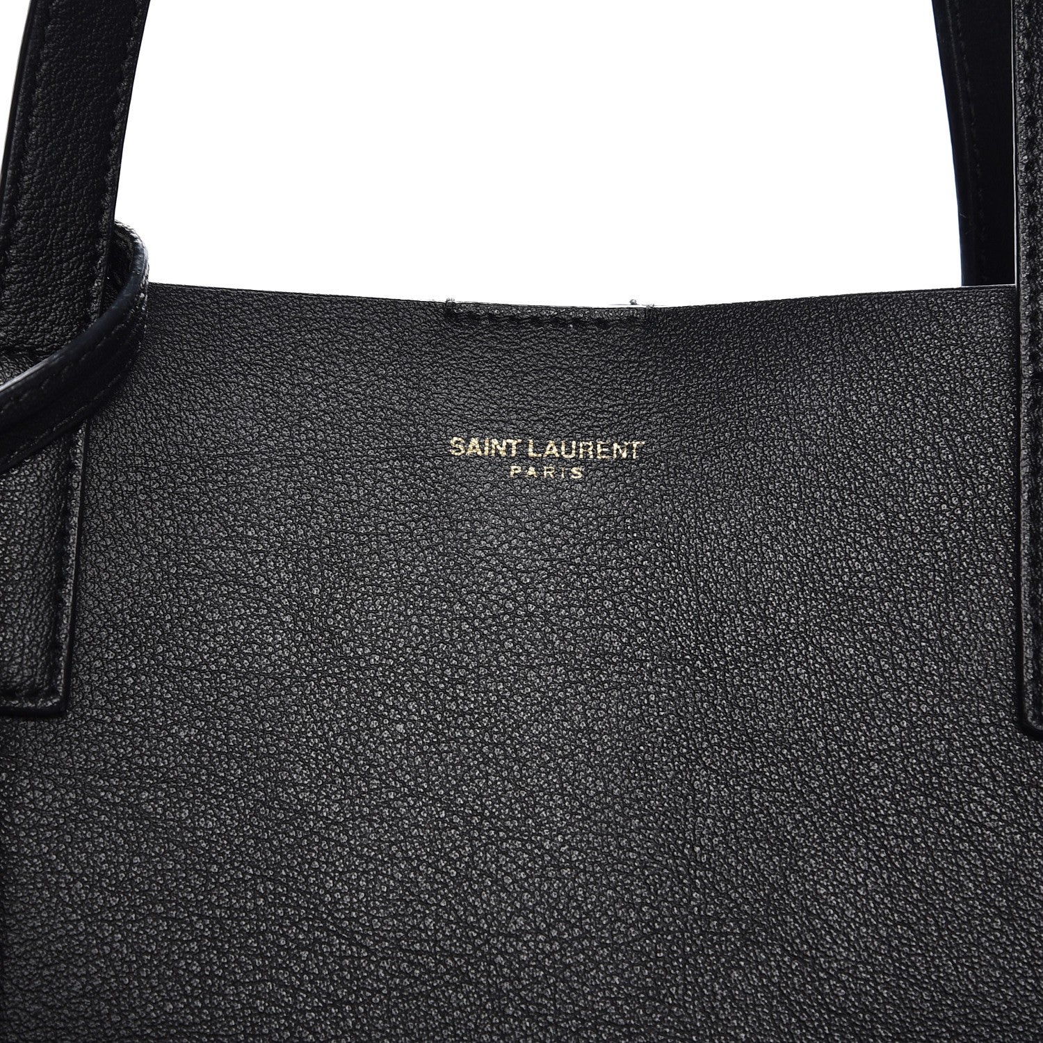 Saint Laurent Calfskin Medium Shopping Tote Black 8 of 9