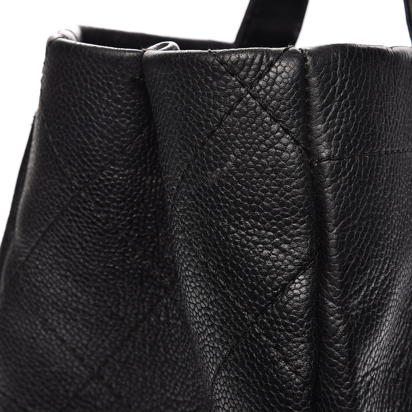 Caviar Executive Cerf Shopper Tote Black