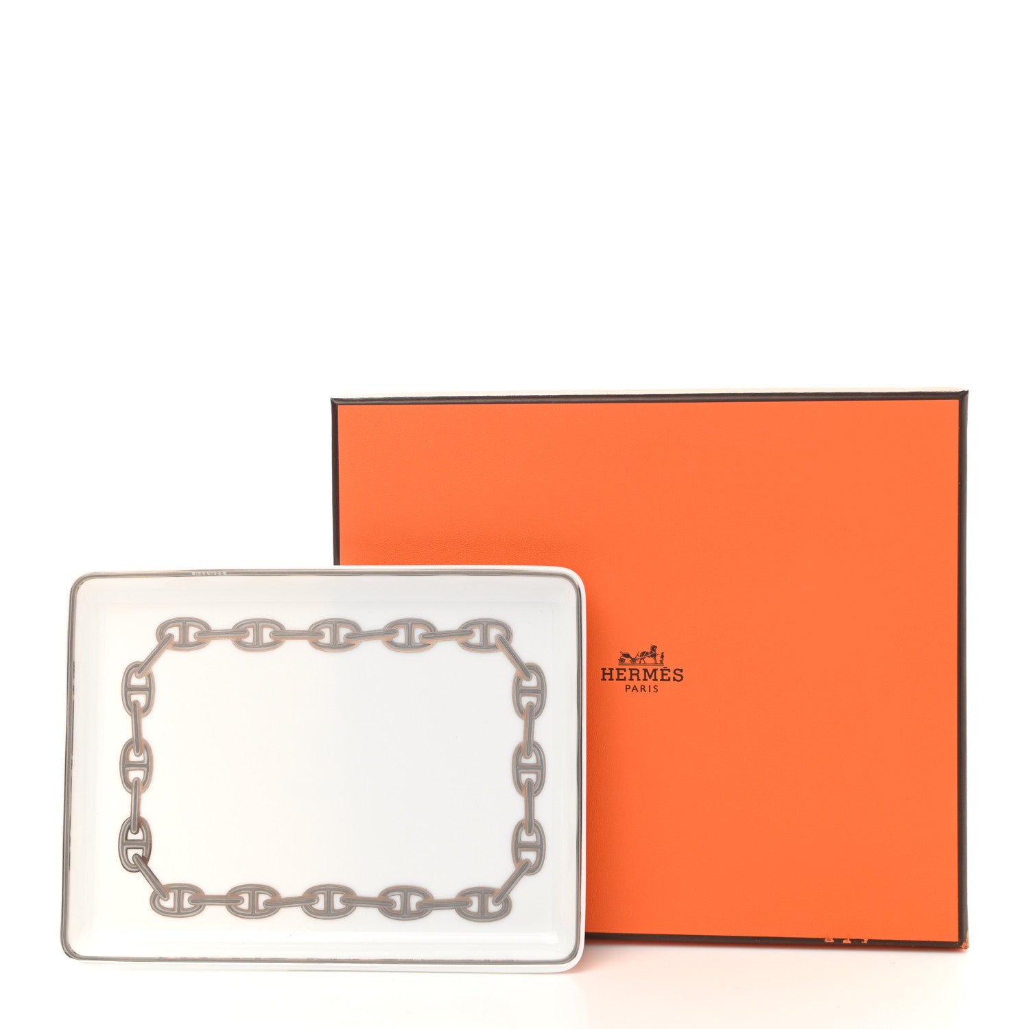 Hermes Porcelain Chaine d' Ancre Sushi Plate 8 of 8