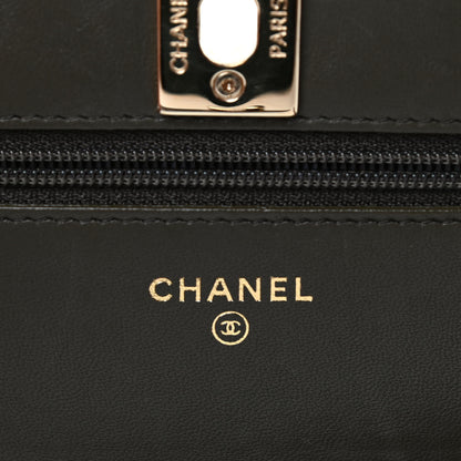 Chanel Lambskin Quilted Trendy CC Wallet On Chain WOC Grey 6 of 9